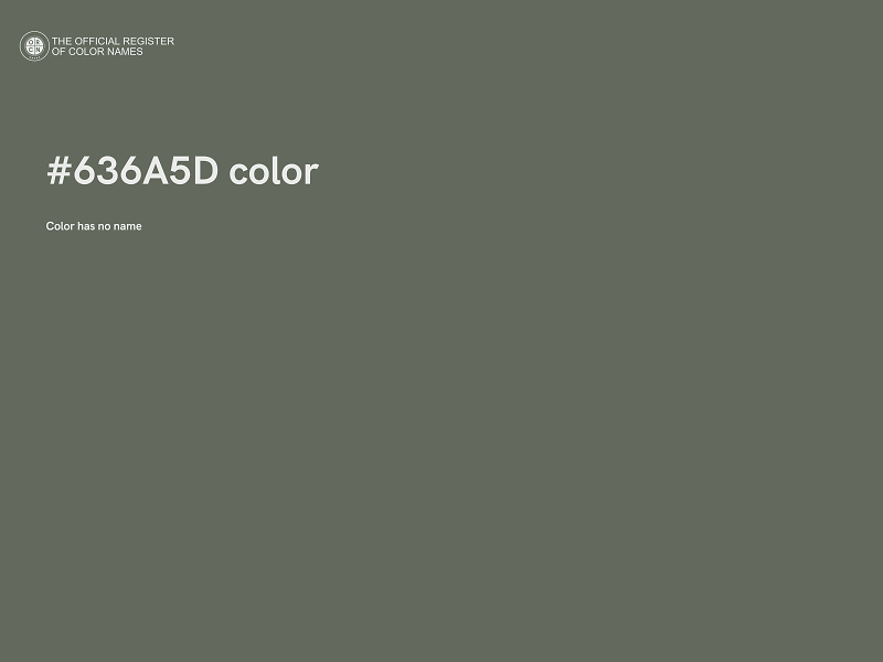 #636A5D color image