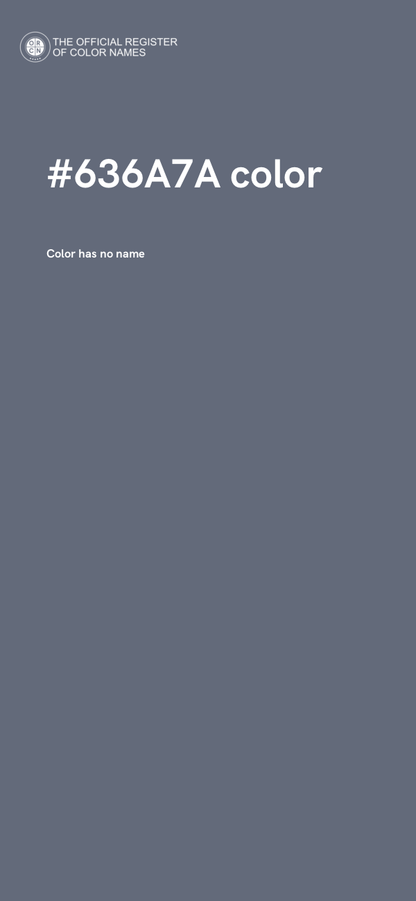 #636A7A color image