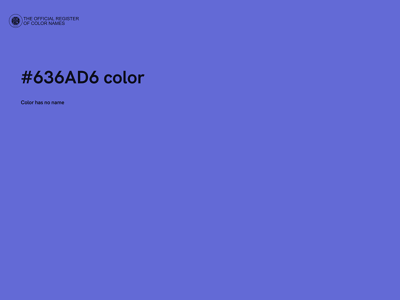 #636AD6 color image