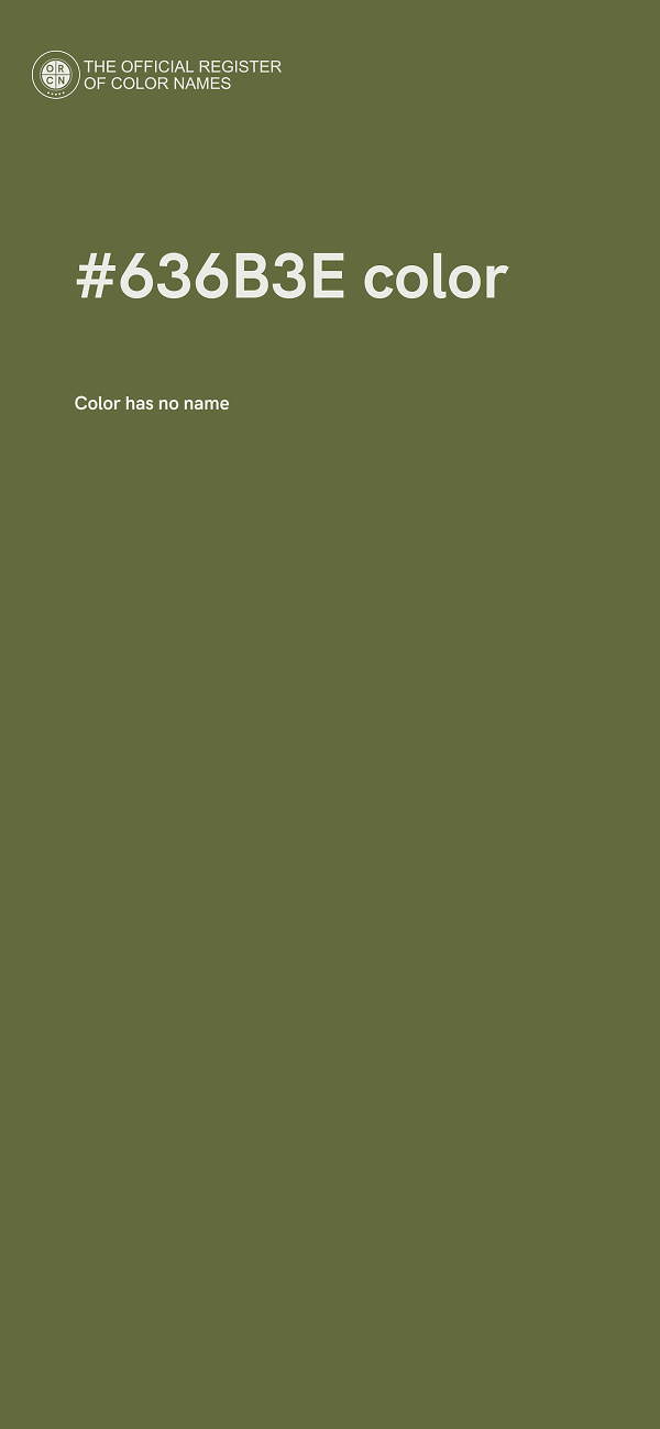 #636B3E color image