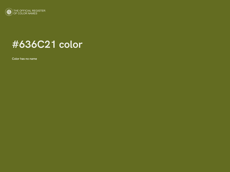 #636C21 color image