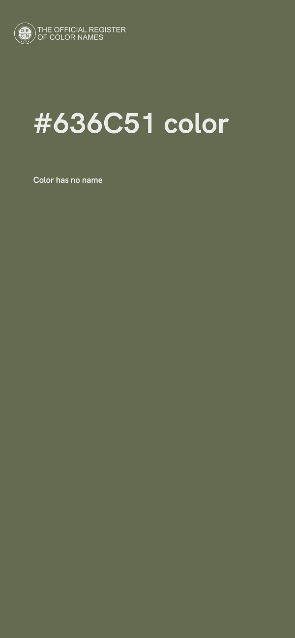 #636C51 color image