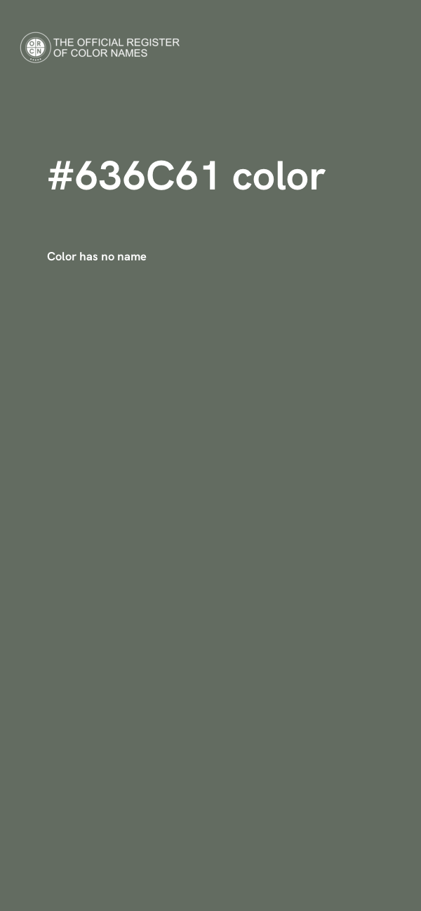 #636C61 color image