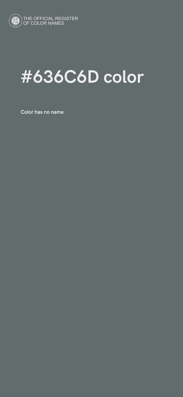 #636C6D color image