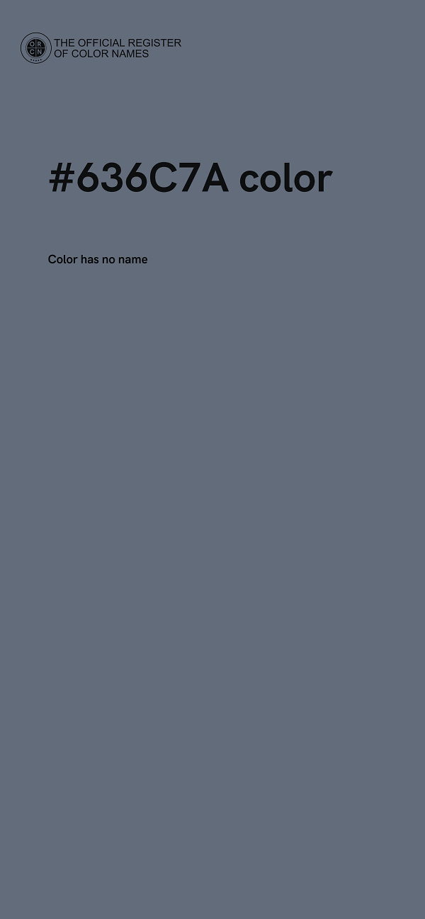 #636C7A color image