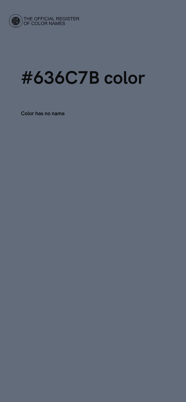 #636C7B color image