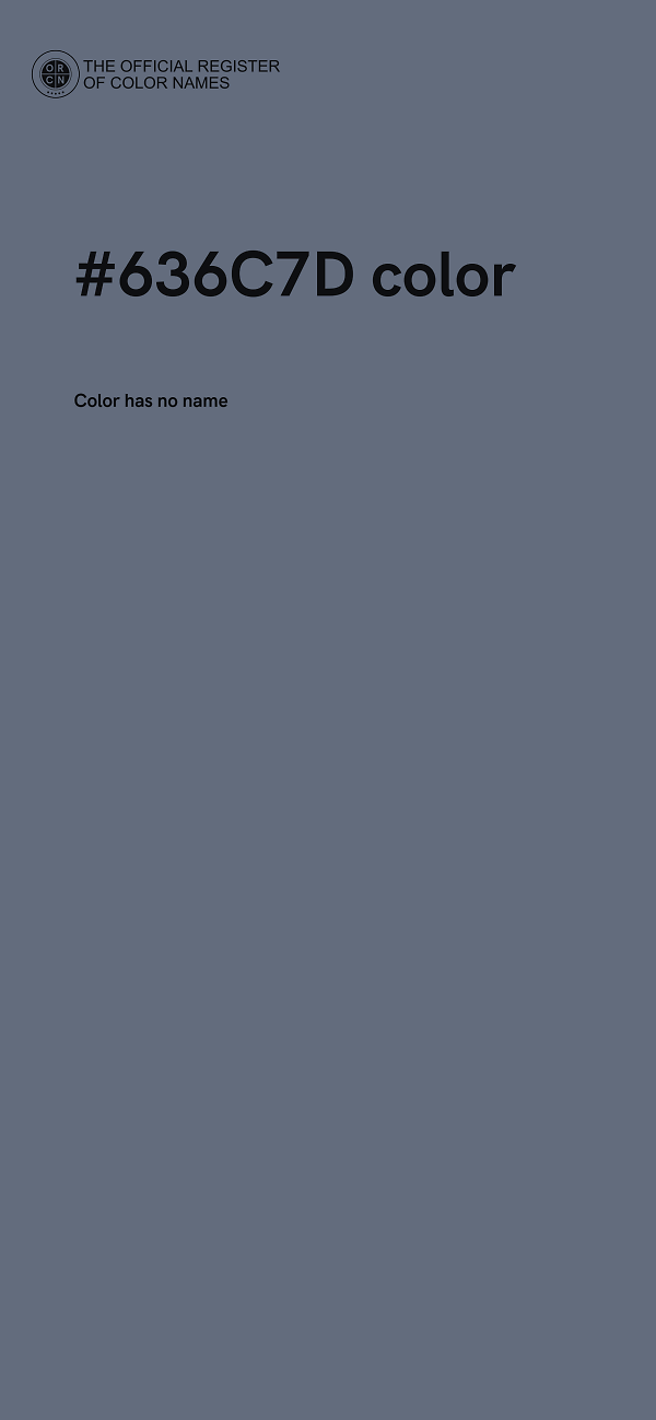 #636C7D color image