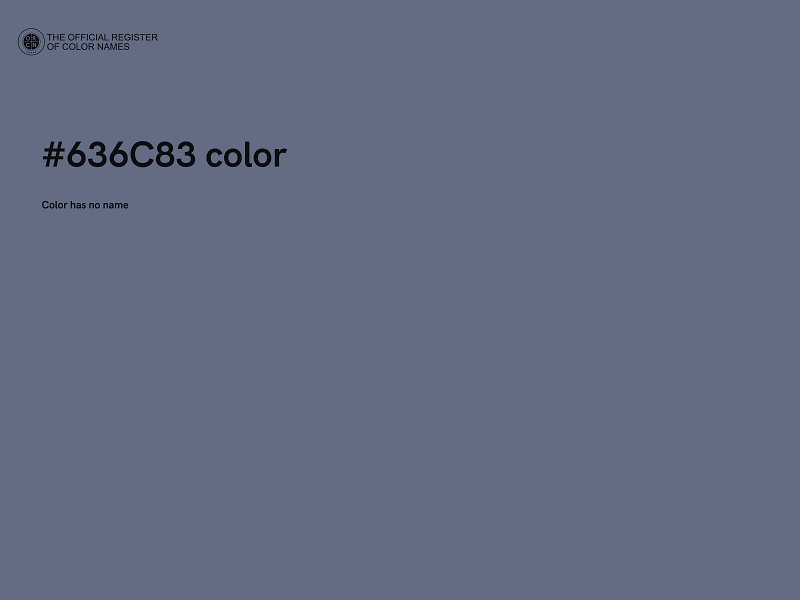 #636C83 color image