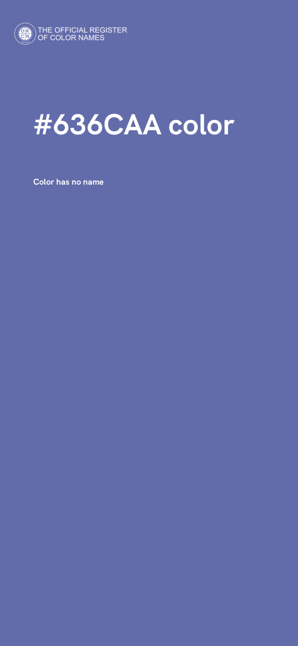 #636CAA color image