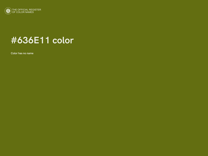 #636E11 color image
