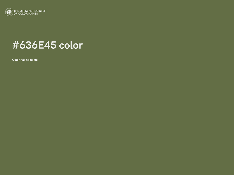 #636E45 color image