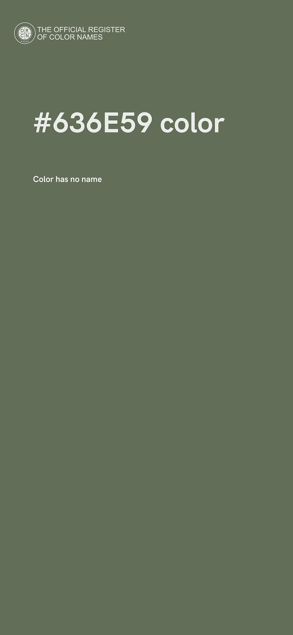 #636E59 color image