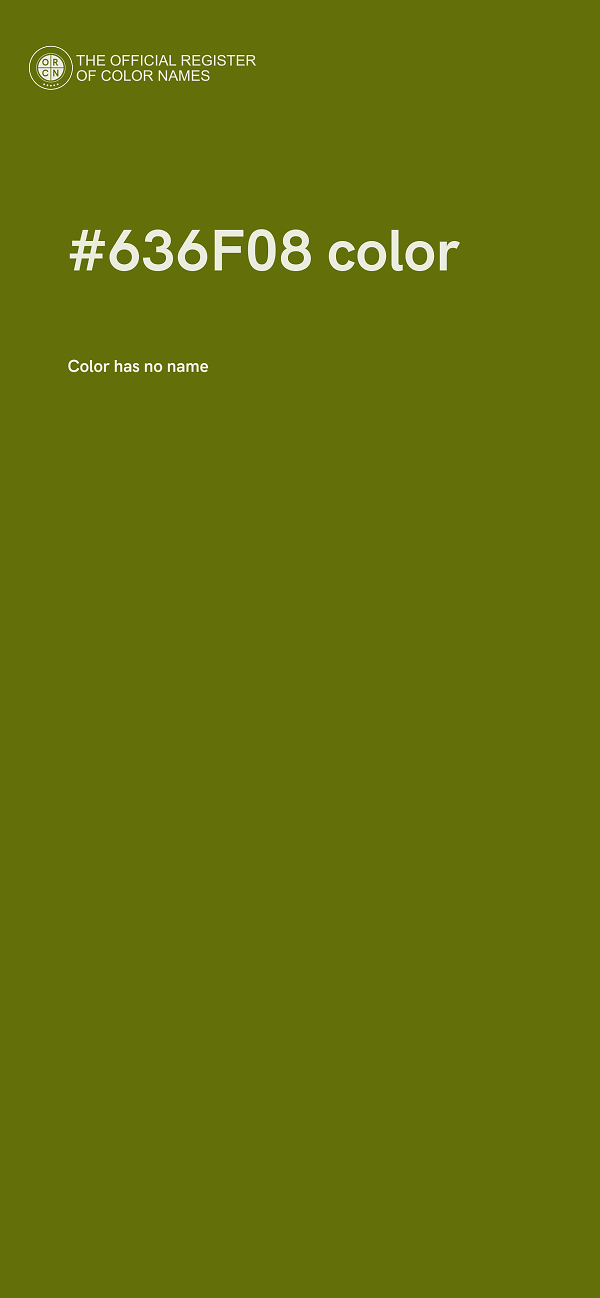 #636F08 color image