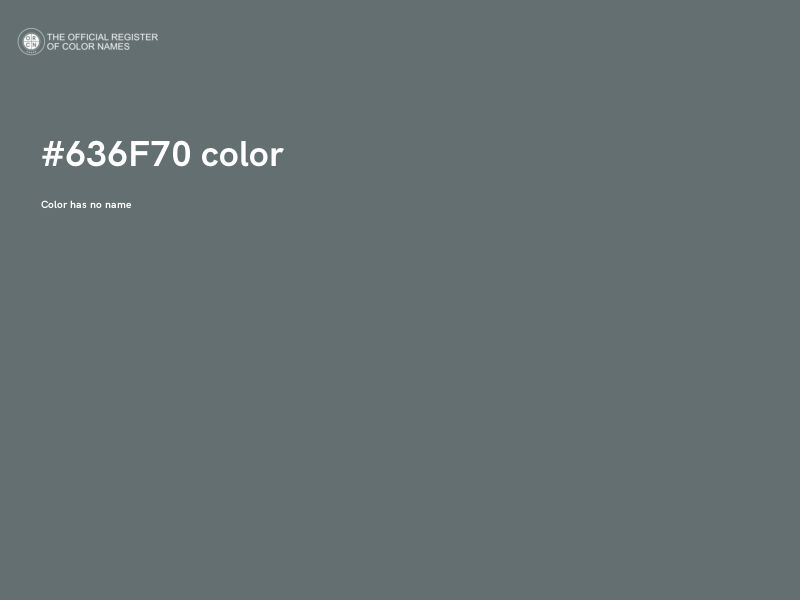 #636F70 color image