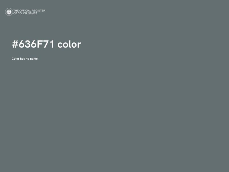 #636F71 color image