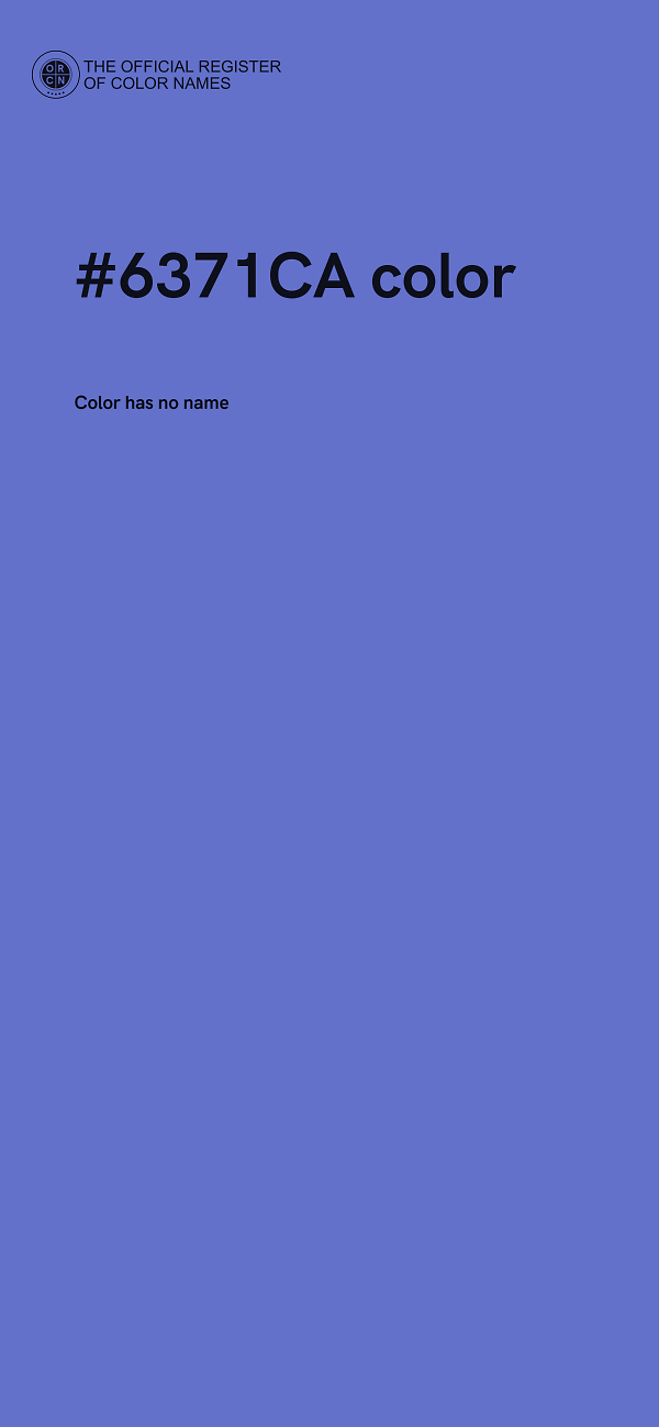 #6371CA color image
