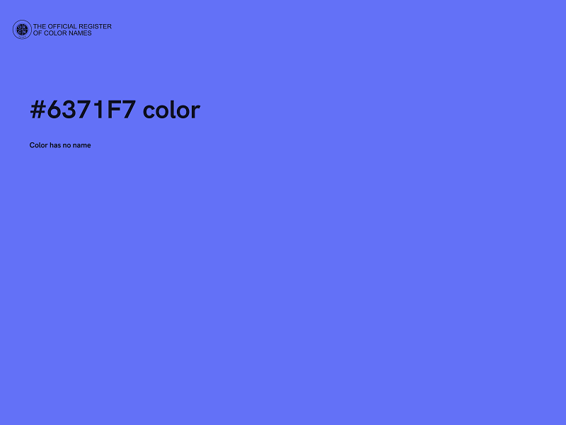 #6371F7 color image