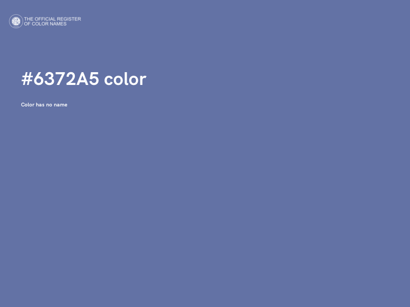 #6372A5 color image