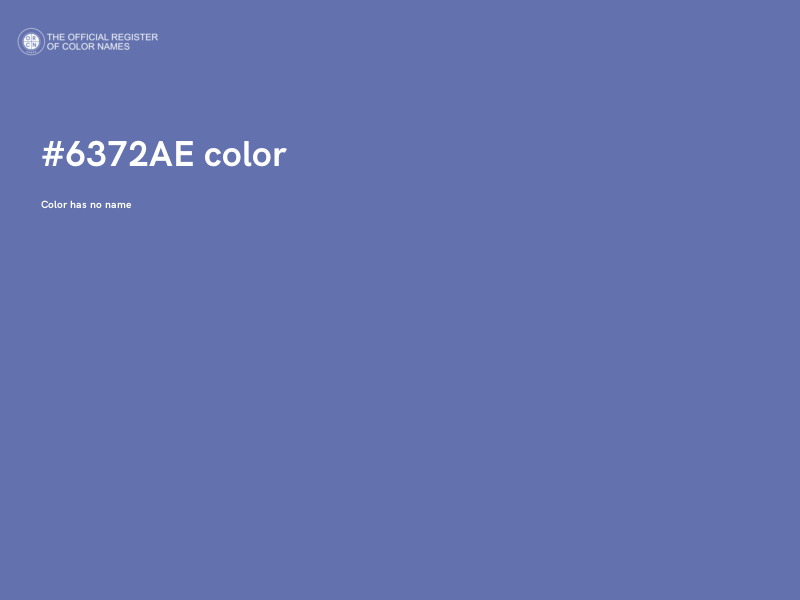 #6372AE color image