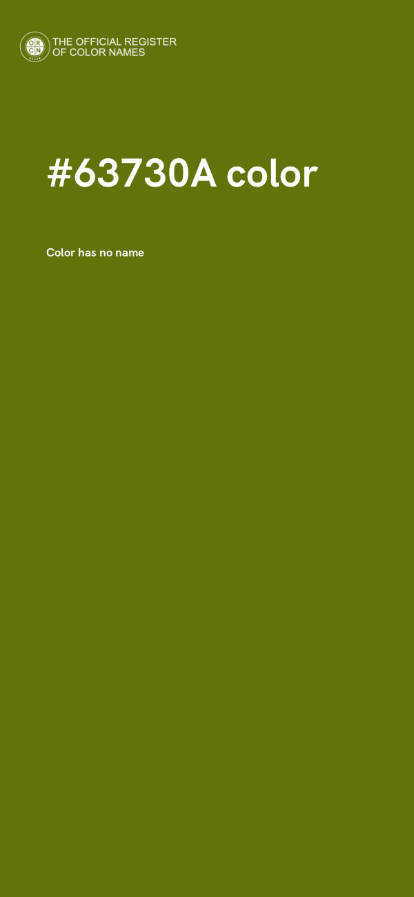 #63730A color image