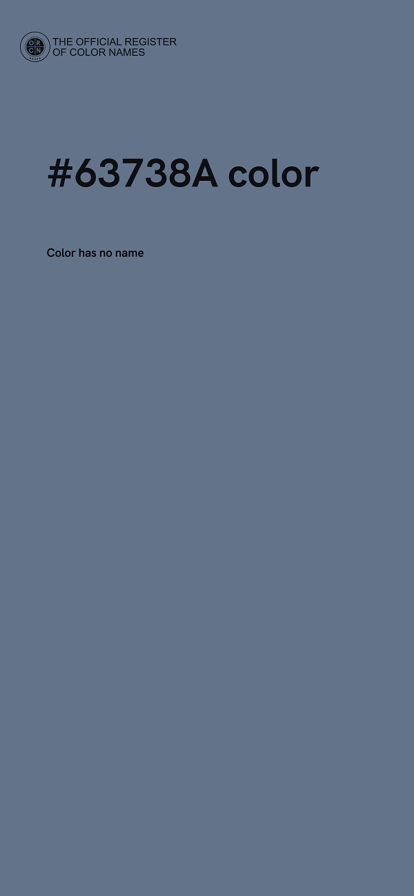 #63738A color image