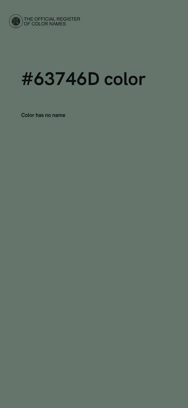 #63746D color image