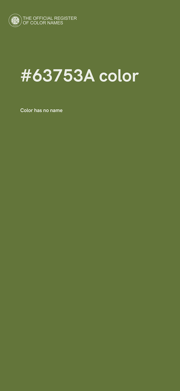 #63753A color image
