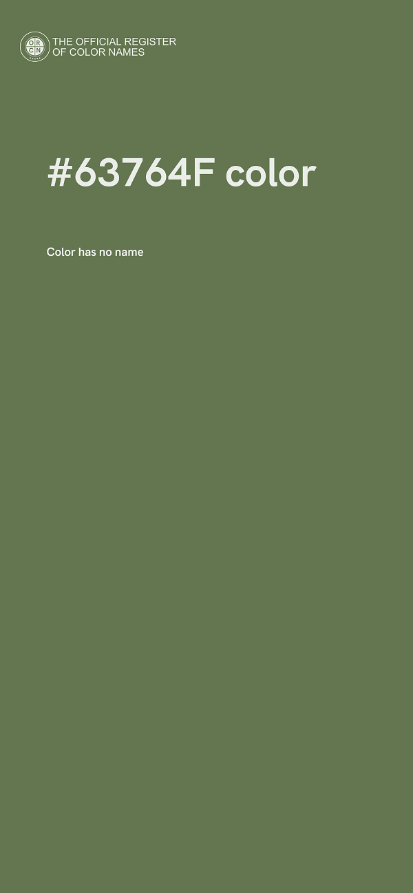 #63764F color image