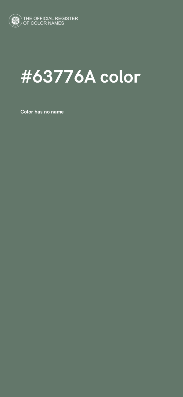 #63776A color image