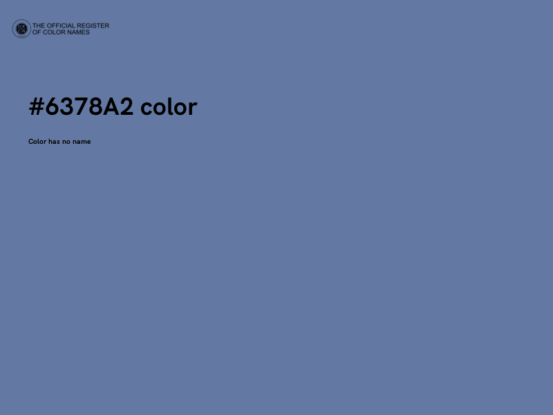#6378A2 color image
