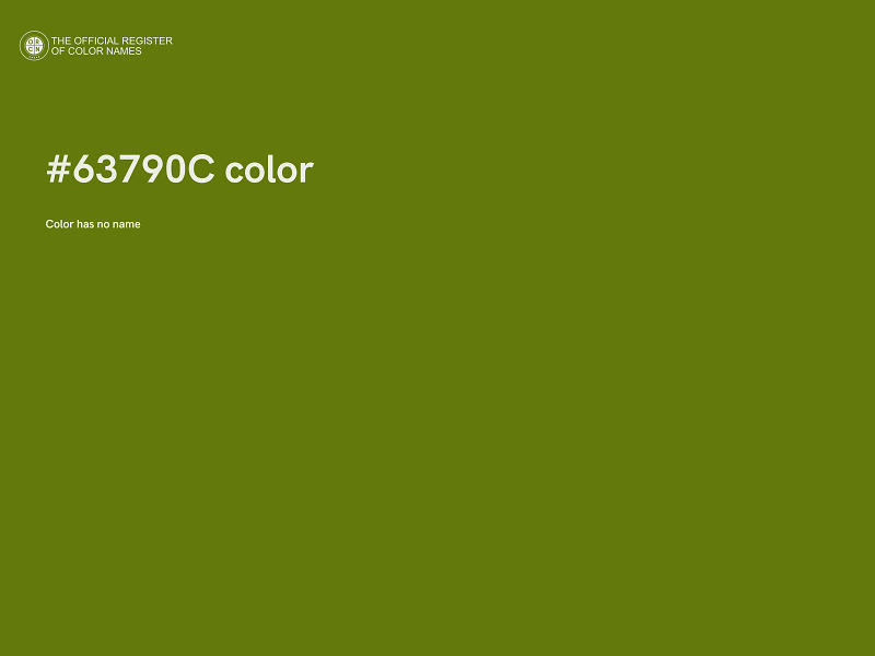 #63790C color image
