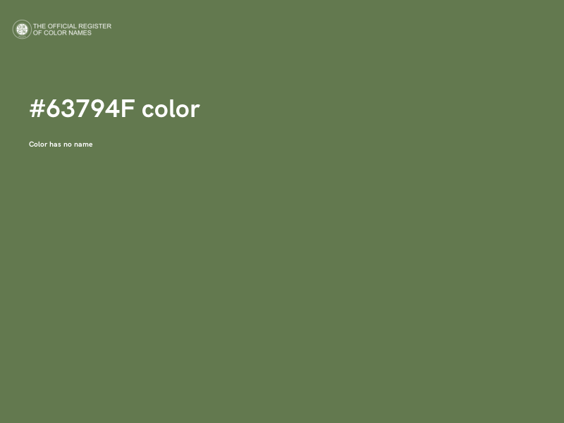 #63794F color image