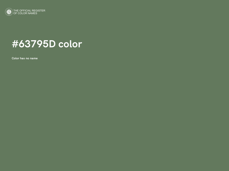 #63795D color image