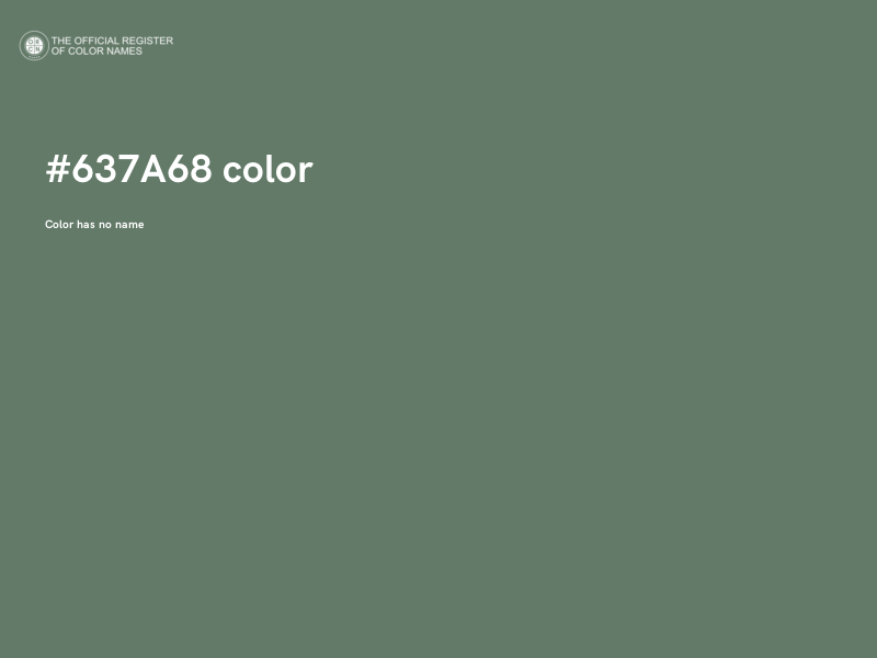 #637A68 color image
