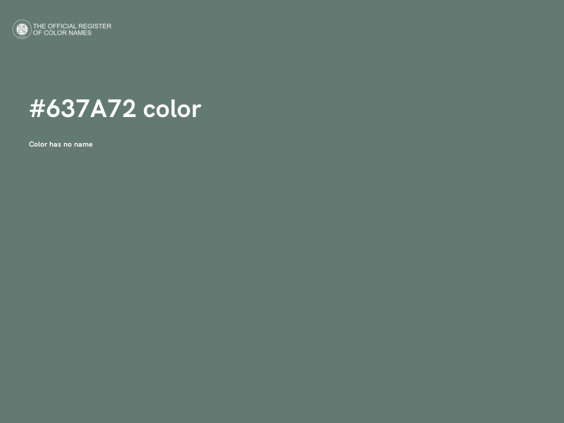 #637A72 color image