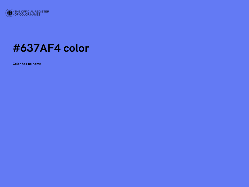 #637AF4 color image