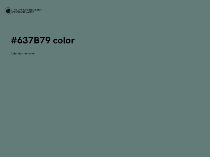 #637B79 color image