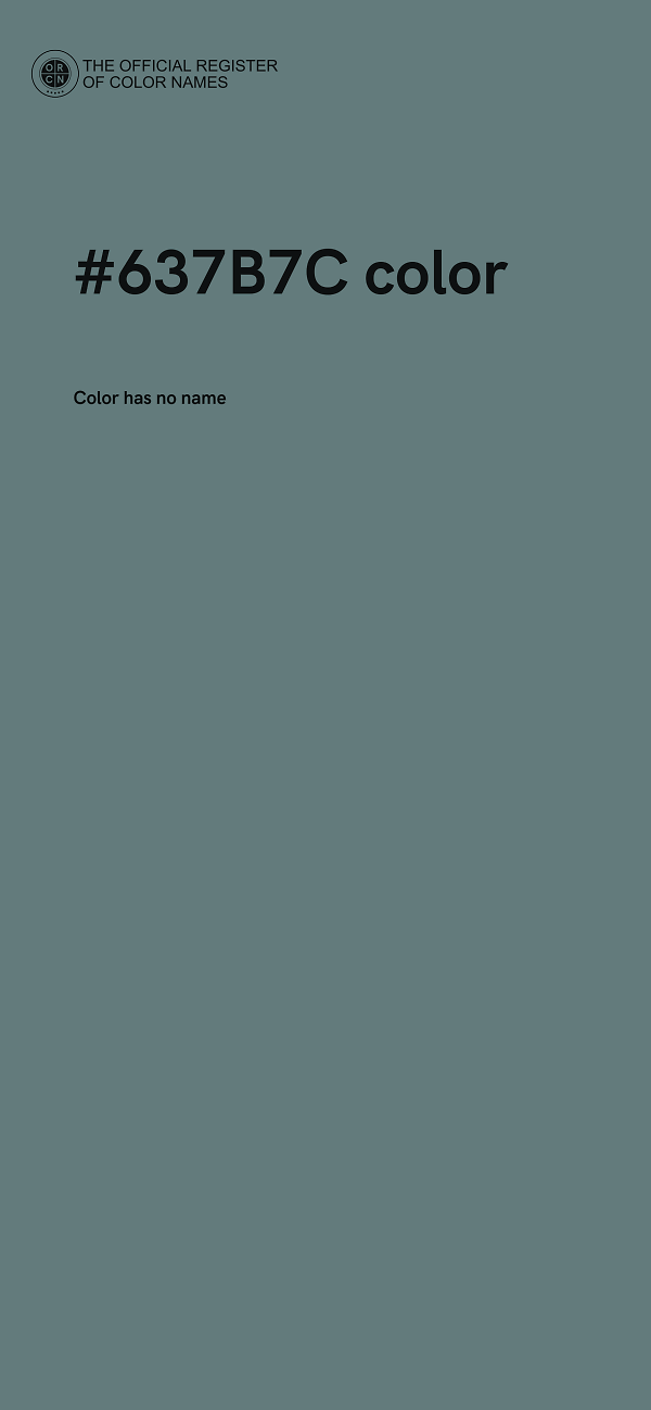 #637B7C color image