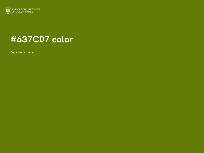 #637C07 color image
