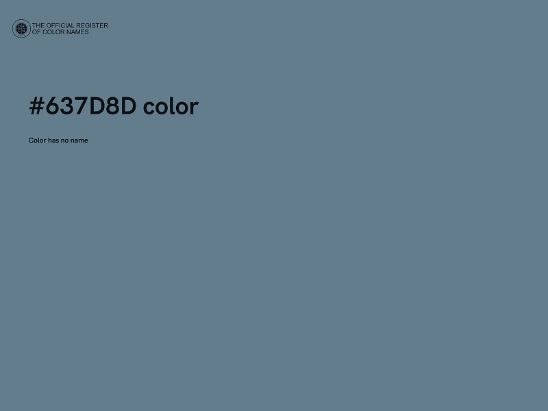 #637D8D color image