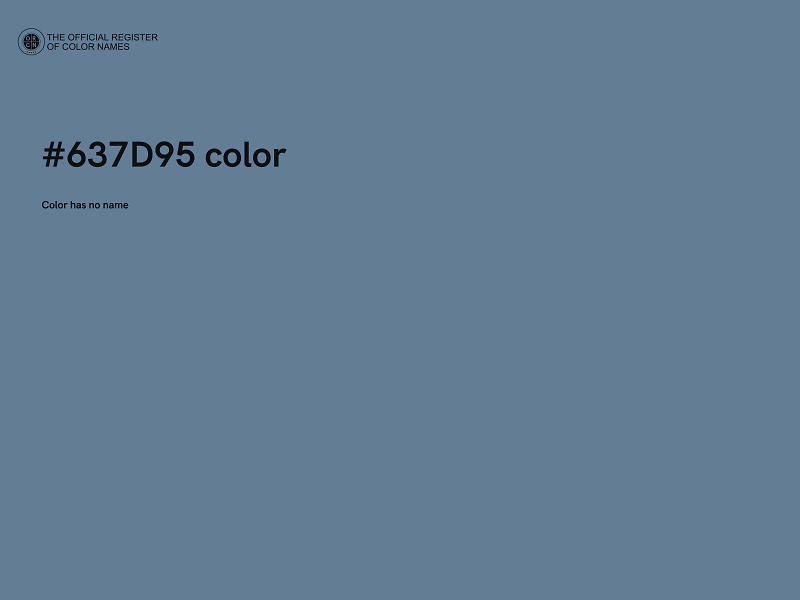 #637D95 color image