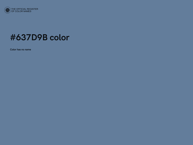 #637D9B color image