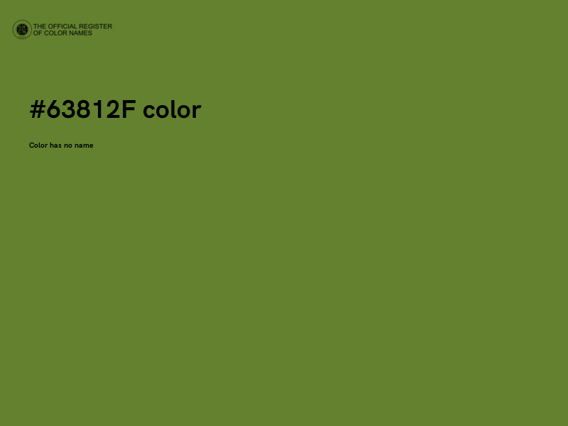 #63812F color image