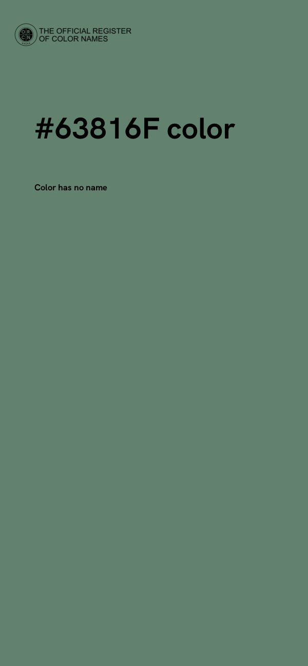 #63816F color image
