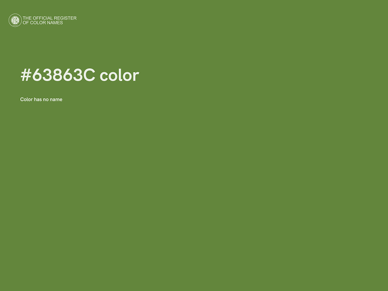 #63863C color image