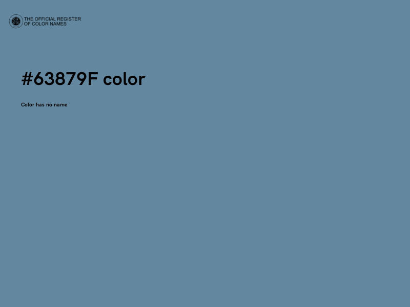 #63879F color image
