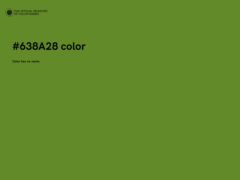 #638A28 color image