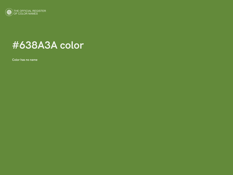 #638A3A color image