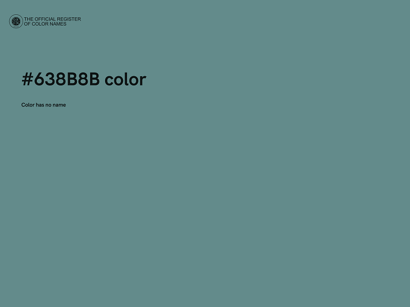 #638B8B color image
