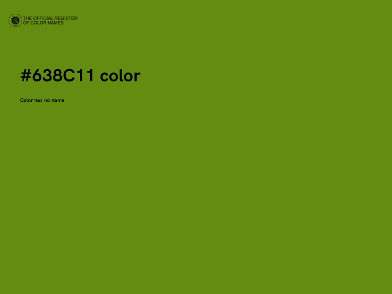 #638C11 color image